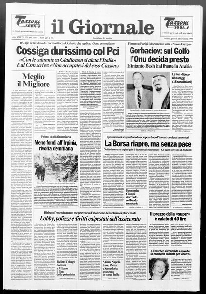 Il giornale : quotidiano del mattino